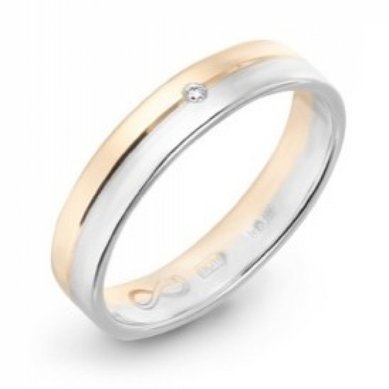 Обручальное кольцо R01-WED-00024-М13198 - Ювелирный салон Московский ювелирный завод