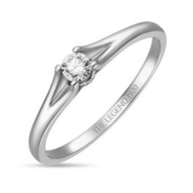 Помолвочное кольцо R01-SL06-015-G2-М13205 - Ювелирный салон Московский ювелирный завод